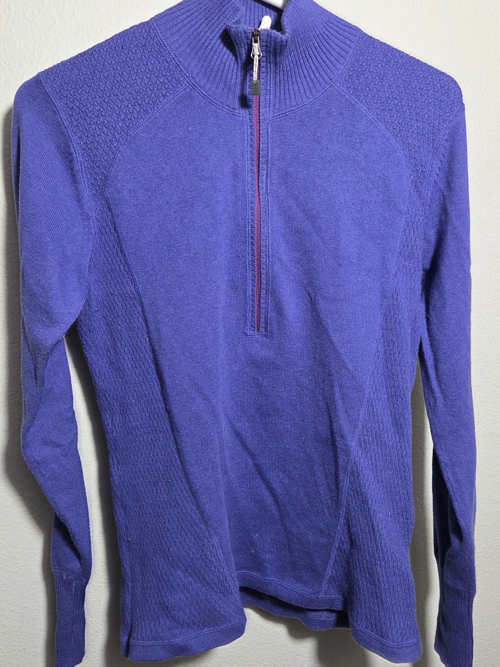 Eddie Bauer Women's Zip-Up Sweater - Purple